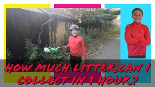 How Much Litter Can I Collect in 1 Hour?