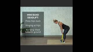 No Weights? No Problem! | Mini Band Deadlift #shorts