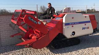 Kubota DC-1A parcell kombájn, combine harvester for small areas