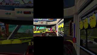 dangerous bus overtaking in bussid  Graphic Mod In Bussid #shorts #viralvideo #busgame #bussidmods