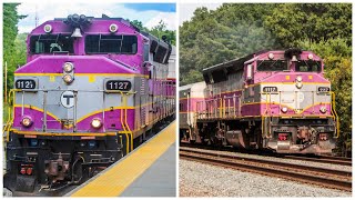 Lots of Train on The MBTA Fitchburg Line