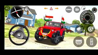 Indian vehicle simulator 3D game ki video | top car game | THAR 4x4 @indian fs king