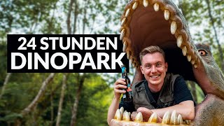 Ich habe 24 Stunden in einem Dinopark verbracht