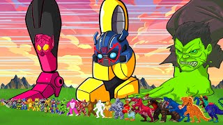 TRANSFORMERS SUPERHERO CARTOON: Mutant Hulk - Optimus Prime, Bumblebee 7, Kong, POPPY, TVBaby Mine