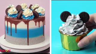 Fancy chocolat Oreo & blue oreo cake 🍨🍩🍨🍩🍨🍩🍨🍩🍨🍩🍨🍩🍨🍩cake it love 🍨🍩🍨