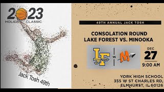 Lake Forest vs Minooka Jack Tosh Holiday Classic