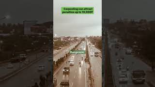 Carpooling is illegal now! | Officials said, can attract fine up to 10000rs #shortvideo #carpooling