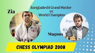 Bangladeshi Grandmaster Zia vs world champion Magnus Carlsen । chess Game