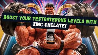 BOOST YOUR TESTOSTERONE LEVELS WITH ZINC CHELATE!