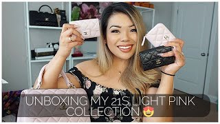 UNBOXING MY CHANEL 21S LIGHT PINK COLLECTION! 😍