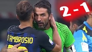 Juventus vs Inter Milan 1-2 - All Goals & Highlights - Serie A 18/09/2016