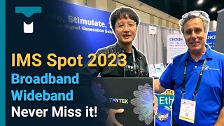 IMS Spot 2023 | Never Miss Broadband Wideband, TMY Beamformer Appreciation with Tabor | TMYTEK