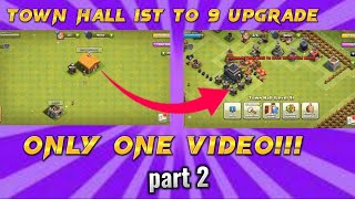 How to download clash of clans mod apk (part 2 ) | builder hall upgrade level 1 to 9 ( in one video)