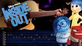 Inside Out Theme - Bundle of Joy  EASY Guitar Tutorial TABS | Cover Guitarra Christianvib