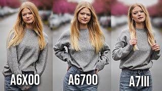 SONY a6700 - BUY best APS-C Camera for Portrait Photography? or (a6000, a6400, ZV-E10, A7iii) [2024]