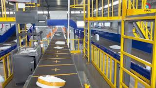 parcel sorting line conveyor  #conveyor #line