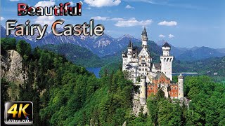 Beautiful Fairy Castle || Neuschwanstein and Hohenschwangau Castle Germany || 4K HD Video