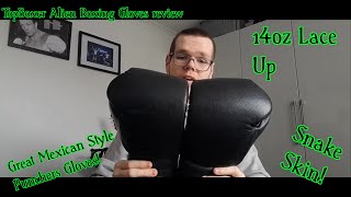 TopBoxer Alien Boxing Gloves Review - GREAT MEXICAN STYLE GLOVES!