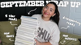 let’s talk all the books I read in September! 🍂🧸📙 *5 star ⭐️ reads, disappointments + new releases*