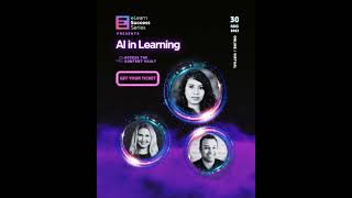 AUG 30 #AIinLearningn #eLearnSuccess eLearnMagazine.com/ai-in-learning-summit