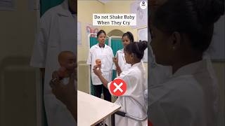 Do not Shake when baby Cry or Uncomfortable | Health Sector #shorts #nurse#baby#newborn #newbornbaby