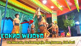 Ternyata begini cara formasi gajah - gajah'an, perdana perang ketoprak COKRO WIJOYO Live Ds. Mencolo