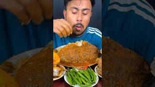 Whole Telapia Fish Curry #mukbang #asmr #shortvideo #reelsvideo #viralvideo #reels #food #eating