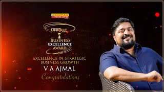 V A AJMAL | Excellence in Strategic Business Growth