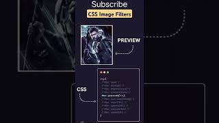 CSS Image Filters || Using CSS Only || Learn with R Programin Mobile #shorts #html #css #img #js