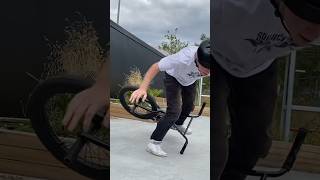 360 off wooden ledge Crash BMX