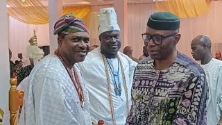 OONI TAKES SIR OLUSEGUN MIMIKO, OLOWO OF OWO, DR FUNMI ARAGBAYE ROUND OJAJA PARK