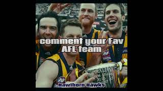 What Is your favourite AFL team