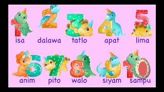 Counting 1-10 in Filipino with dinosaur friends!