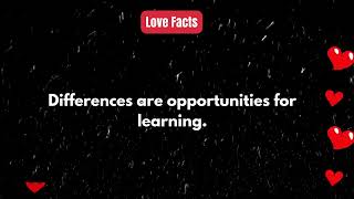 Do differences strengthen or weaken relationships? #relationshipfacts #relationshipfacts #love