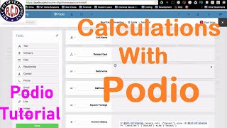 Podio Tutorial Using Calculations With Podio | Podio for Real Estate | REI CRM DEVELOPER