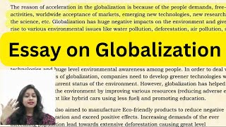 Essay on Globalization