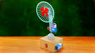 How to make a fan that rotates on all four sides using cardboard DC motor