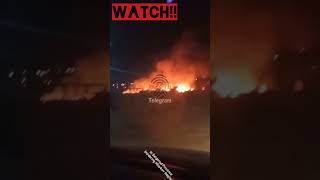 Watch!! Ukraine destroyed a Russian Ammunition depot in Belgorod Province #shorts #youtubeshorts