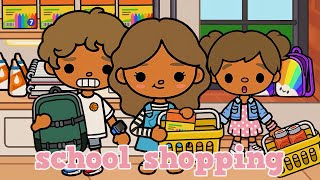 📕KIDS BACK TO SCHOOL SHOPPING! Toca Boca Life World 🌎 #tocaboca