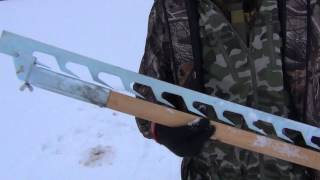 Ледобур  Rapala ножи не съемные. Пила для льда. Зимняя рыбалка. Ice fishing