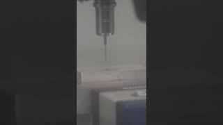 High Performance Miniature Drill for Aluminum performing a perfect pecking cycle!