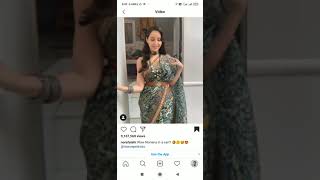 ladki aankh mare Nora Fatehi in sari #shorts