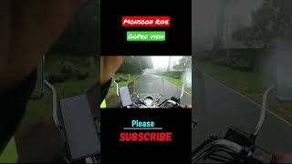 Monsoon Ride GoPro view  #gopro #shorts #chethankumargaddam