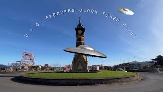 UFOs Skegness Clock Tower Flyby.👽🛸