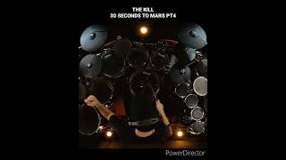 THE KILL . 30 SECONDS TO MARS . DRUM COVER . PT4 #shorts #drumcover #thekill