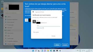 Como alternar uma conta microsoft para conta local no windows 11