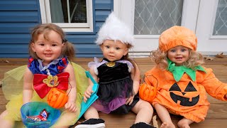 Reborn Magnolia’s Halloween Morning Routine and Trick or Treating Reborn videos