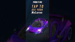 Free Fire x McLaren Car Skins