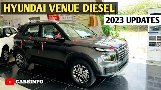 HYUNDAI VENUE SX DIESEL 2023 | BIG CHANGES IN DIESEL VARIANT | CARSINFO |