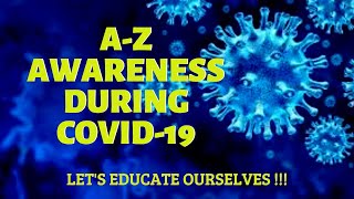 A-Z Awareness during COVID-19